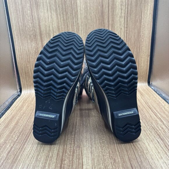 Sorel Women's Tofino Cate Boots Quilted Faux Fur Winter Snow NL1937 Brown US 8.5 - Picture 6 of 9